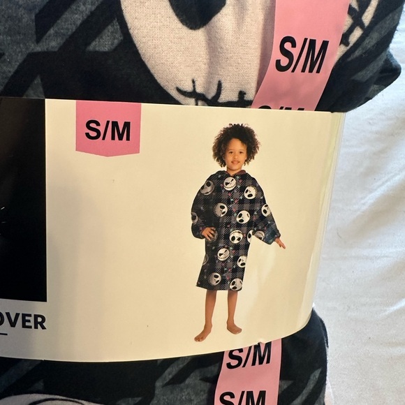 Disney Nightmare Before Christmas Oversized Hooded Pullover, Size S/M - Picture 4 of 5